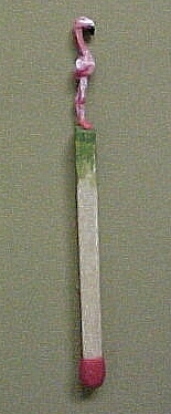 hand carved flamingo match stick