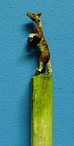 hand carved horse match stick