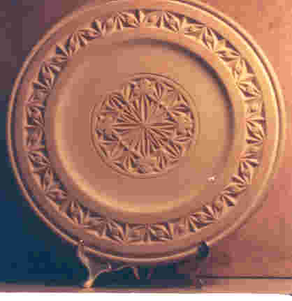 chip-carved plate